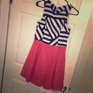 New pinkish & black dress